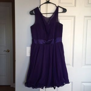 Purple formal dress